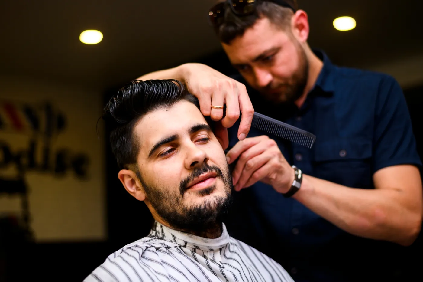 Male Haircut at Skyora